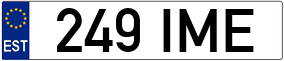 Truck License Plate